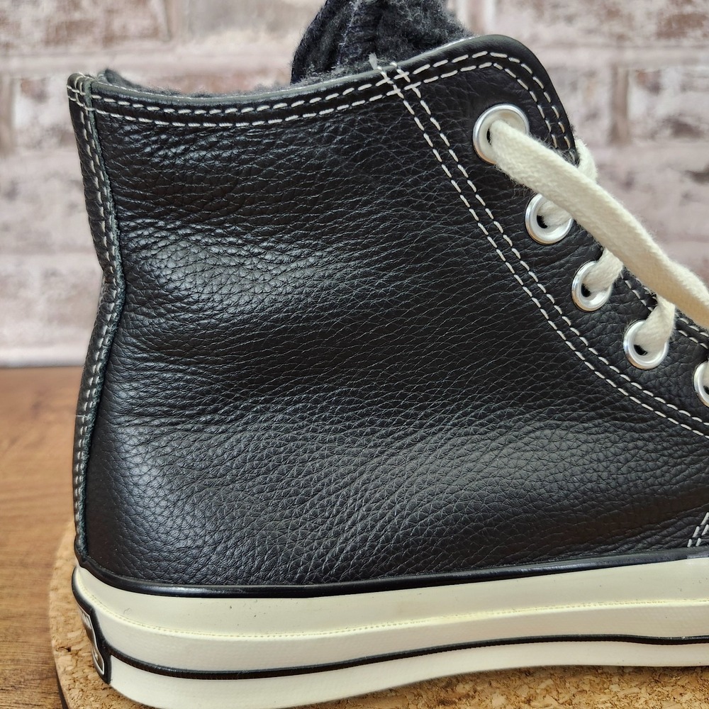 Converse Chuck Leather 70 Sherpa Lined Hi- Top Shoes Unisex M7/W9 - Picture 13 of 14